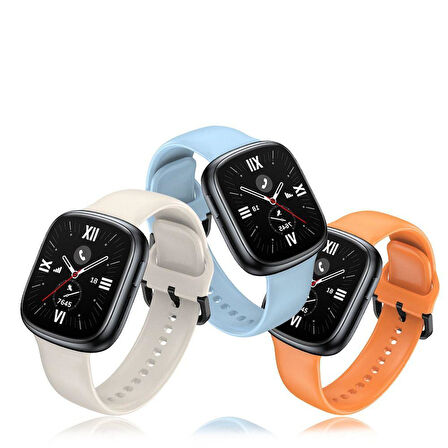 Honor Watch 4 Kordon Spor Silikon Kordon Mix