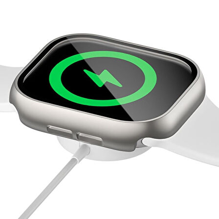 Apple Watch Serisi 10 46mm Sert PC Kasa ve Ekran Koruyucu 35
