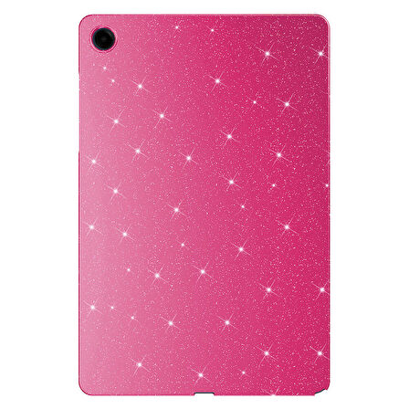 Samsung Galaxy Tab A9 Plus 11inç Tablet Kılıfı Işıltılı Parlak Görünüm Koton Case X210 X216 X218