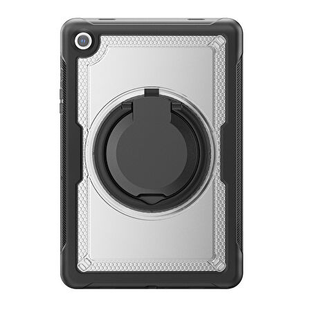 Samsung Galaxy Tab A9 Plus X210 X216 X218 Kılıf Handle Ring Yüzüklü Amour Tank Case Fuji