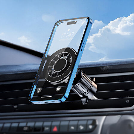 Araç içi Telefon Tutucu Magnetik 360 Derece Oynar Başlıklı Havalandırma Çengel Takma Tasarım YC-19
