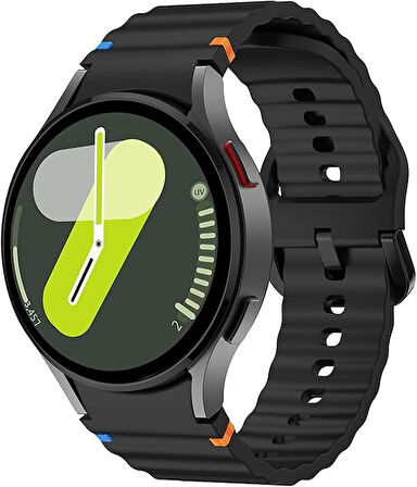 Huawei Watch 3 GT GT2 GT2e GT3 GT4 GT5 Pro 46mm Ultimate SE Elite Kordon Dekoratif Örgü Çizgili Spor Silikon Kayış