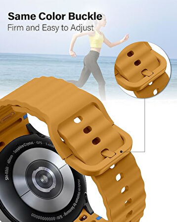 Xiaomi Redmi Watch 5 Active/Lite 22mm Kordon Dekoratif Örgü Çizgili Spor Silikon Kayış