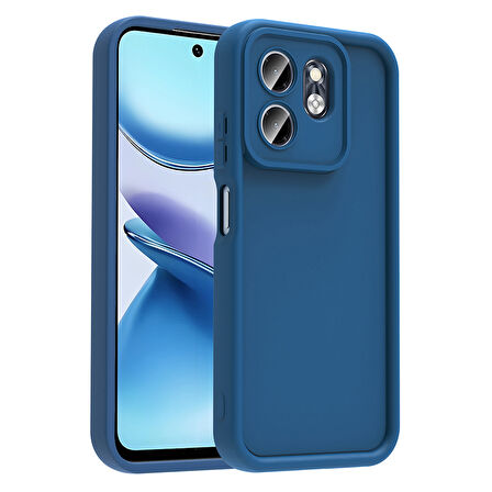 İnfinix Smart 9 Kılıf Kamera Korumalı Kalın Kenarlı Viera Silikon Case