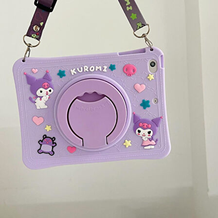 Huawei Honor Pad X8A 11inç Kılıf Cute Dolls Standlı Eğlenceli 3D Karekterli Çocuk Kılıfı