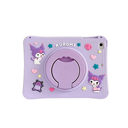 Huawei Honor Pad X8A 11inç Kılıf Cute Dolls Standlı Eğlenceli 3D Karekterli Çocuk Kılıfı