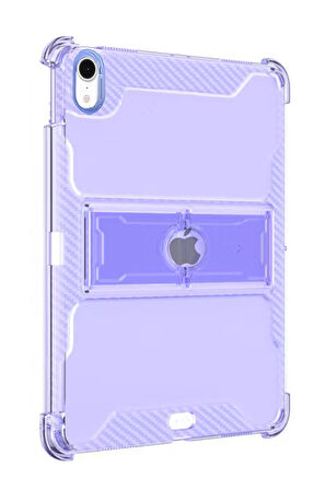 Apple iPad Air 3 / Pro 10.5 Kılıf Kalem Bölemli Standlı Darbelere Dayanıklı Şeffaf Kapak A2152 A2123 A2153 A2154 A1701 A1709 A1852