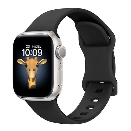 Apple Watch 42mm Kordon Çift Geçmeli Silikon Kordon Strap Kayış 131