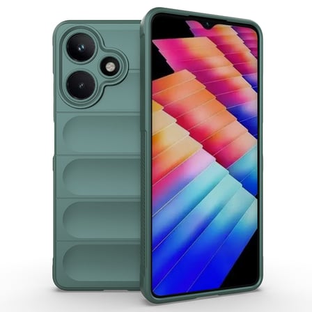 İnfinix Hot 30 Kılıf Elde Tutma Kolaylıkla Kaydırmaz Kenar Line Dizayn Optietnik Kapak