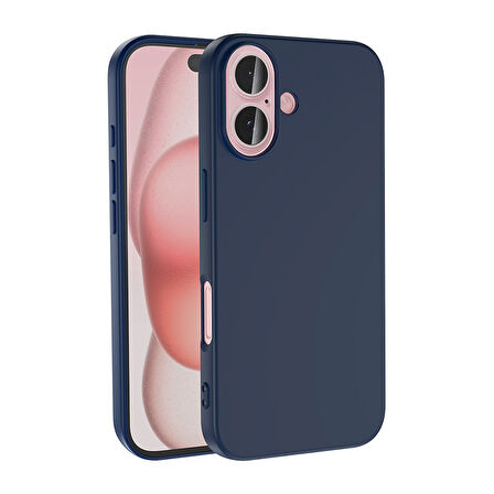 Apple iPhone 16 Kılıf LSR İçi Kadife Lansman Kapak