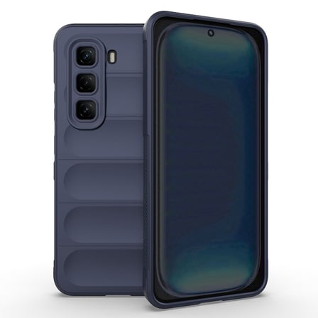 İnfinix Hot 50 4G Kılıf Elde Tutma Kolaylıkla Kaydırmaz Kenar Line Dizayn Optietnik Kapak