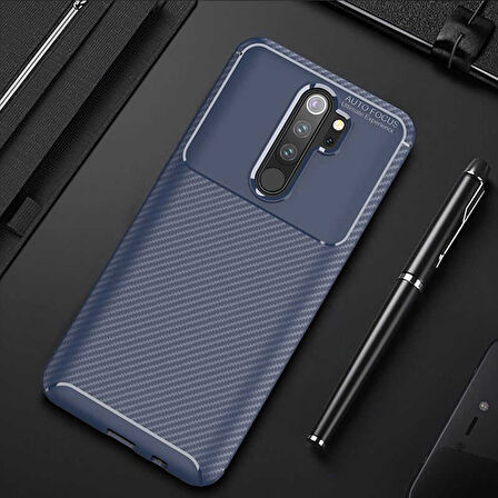 Xiaomi Redmi Note 8 Pro Kılıf Karbon Silikon Case