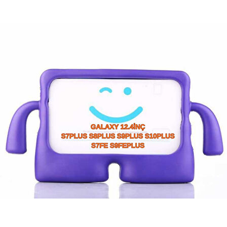 Samsung Galaxy Tab S9 FE Plus S7FE S10-S9-S8-S7 PLUS 12.4inç Kılıf Çocuklara Özel Silikon Kılıf