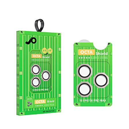 Apple iPhone 16 Pro Sekisgen 8gen Tasarım Kamera Lens Koruyucu CL-19