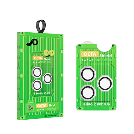 Apple iPhone 16 Pro Max Sekisgen 8gen Tasarım Kamera Lens Koruyucu CL-19