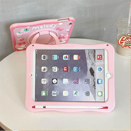Apple iPad Pro 11 1. Nesil Kılıf Cute Dolls Standlı Eğlenceli 3D Karekterli Çocuk Kılıfı A1980 A2013 A1934 A1979