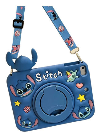 Samsung Galaxy Tab A9 8.7inç X110 X113 X115 X117 Kılıf Cute Dolls Standlı Eğlenceli 3D Karekterli Çocuk Kılıfı