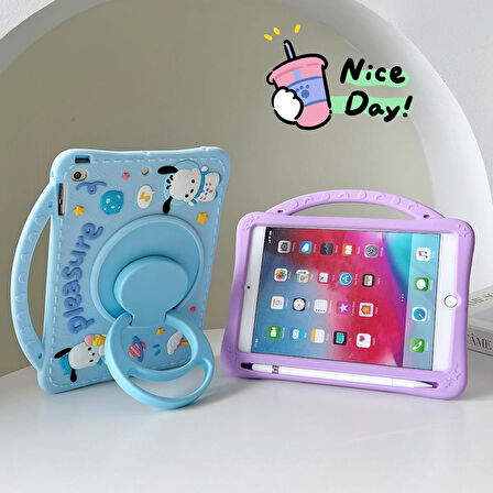 Apple iPad Air 1 9.7" Kılıf Cute Dolls Standlı Eğlenceli 3D Karekterli Çocuk Kılıfı A1474 A1475 A1476