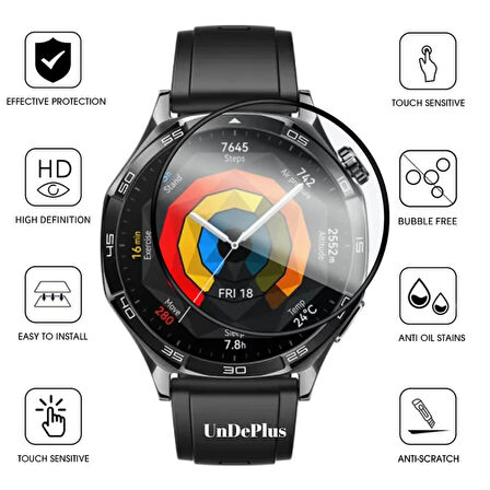 Huawei Watch 5 46mm Full Ekran Nano Saat Koruyucu