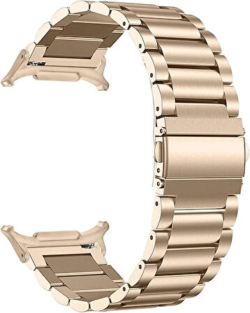 Samsung Galaxy Watch 8 42mm 44mm Classic 46mm Kordon Klipsli Metal Kordon 04 +Kısaltma Aparatı