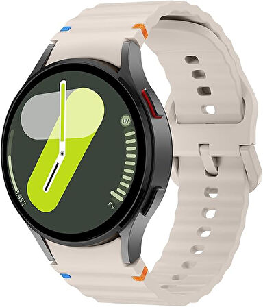Apple Watch 42/44/45/46/49mm Kordon Dekoratif Örgü Çizgili Spor Silikon Kayış 2/3/4/5/6/se/7/8/9/10/ultra