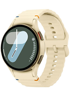 Huawei Watch GT GT2 GT3 GT4 42mm/Honor Magic 2 20mm Kordon Dekoratif Örgü Çizgili Spor Silikon Kayış