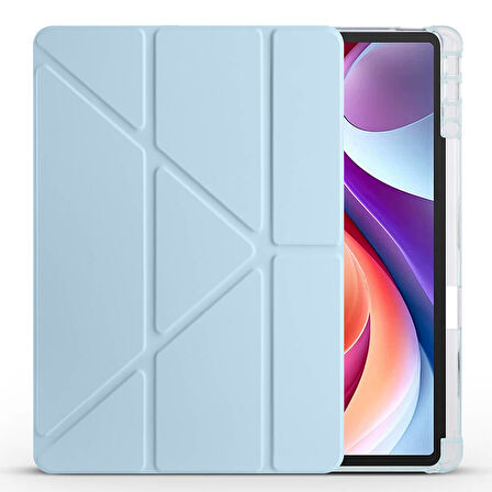 Huawei MatePad 12 X 12X Air 12 inç 2024 Kılıf Kalem Bölmeli Trifolding Case