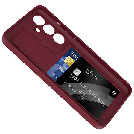 Samsung Galaxy S24 FE / S25 FE Kılıf İçerisinden Kartlık Hazneli Vitra Kapak