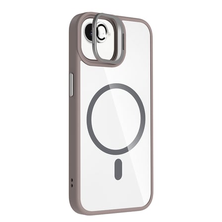 Apple iPhone 16E Kılıf Kamera Lens Hediyeli Standlı M-Safe Şarj Özellikli Etro Kapak