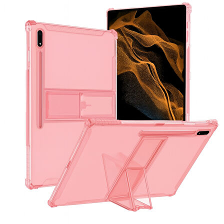 Samsung Galaxy Tab S9 FE Plus/S10 Plus/S9 Plus Kılıf Darbelere Dayanıklı Şeffaf Kapak X610-16-810-18 X820