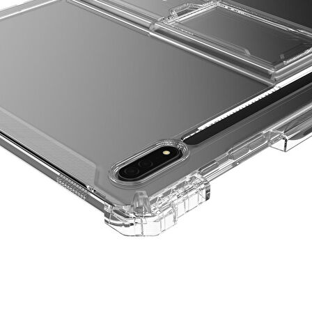 Samsung Galaxy Tab S10 FE/S10/S9 FE/S9/S7-S8 Kılıf Darbelere Dayanıklı Şeffaf Kapak (12.4inçDeğildir)