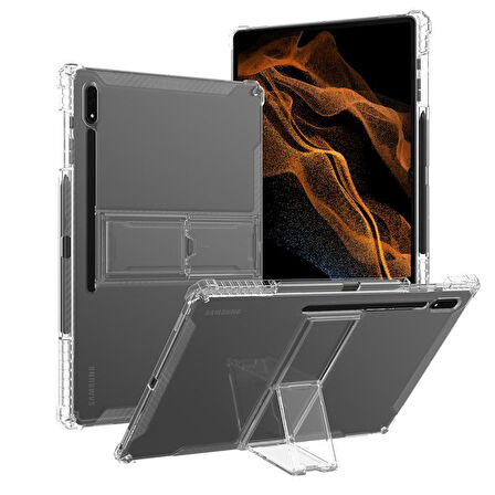 Samsung Galaxy Tab S10 FE/S10/S9 FE/S9/S7-S8 Kılıf Darbelere Dayanıklı Şeffaf Kapak (12.4inçDeğildir)