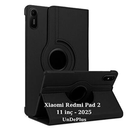 Xiaomi Redmi Pad 2 11inç 2025 Kılıf Dönen Tablet Kilifi Ekran Koruyucu+Kalem