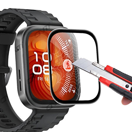 Huawei Watch Fit 4 PRO Full Ekran PPMA Kolay Uygulama Aparatlı Nano Saat Koruyucu