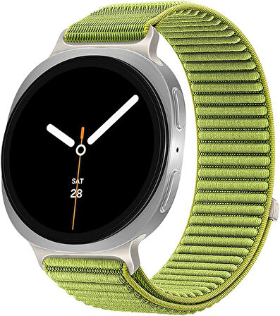 Huawei Watch Fit 4/Fit 4 Pro/Fit 3 Kordon Dalgalı Cırt Cırt Hasır Kordon