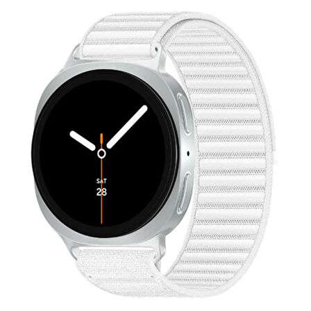 Huawei Watch Fit 4/Fit 4 Pro/Fit 3 Kordon Dalgalı Cırt Cırt Hasır Kordon