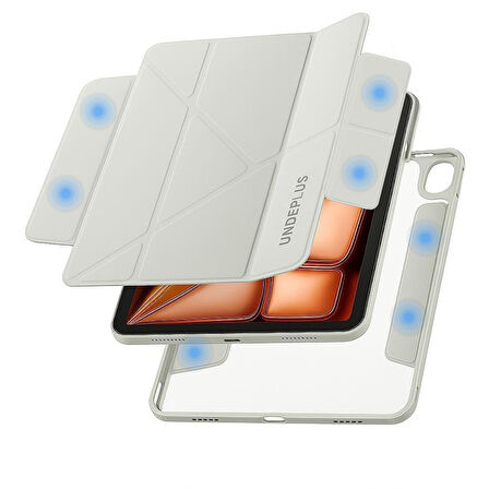 Apple iPad Air 11inç M2/M3 Air 4/5.Nesil 10.9 Kılıf Çift Parça Magnetik Multi SkinPro Case