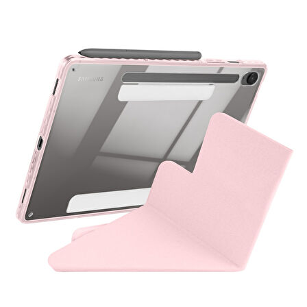 Samsung Galaxy Tab S10 Lite FE/S10/S9 FE/S9 Kılıf Çift Magnetik Kapak Arka Sert Multi SkinPro Case