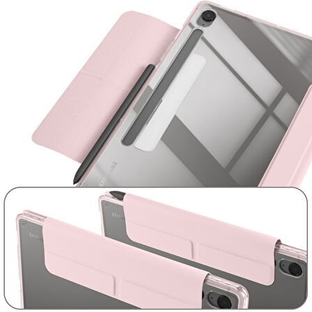 Samsung Galaxy Tab S10 Lite FE/S10/S9 FE/S9 Kılıf Çift Magnetik Kapak Arka Sert Multi SkinPro Case