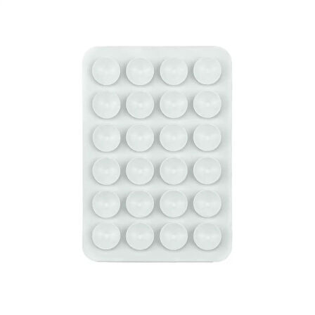 2Adet Küçük Vakumlu Öpücüklü 02 Çift Taraflı Silikon Telefon Tutucu