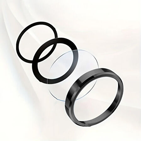 Apple iPhone 17 Işık Yansıma Önleyici 0.3mm AR Kaplama Mikro Kamera Lens Koruyucu