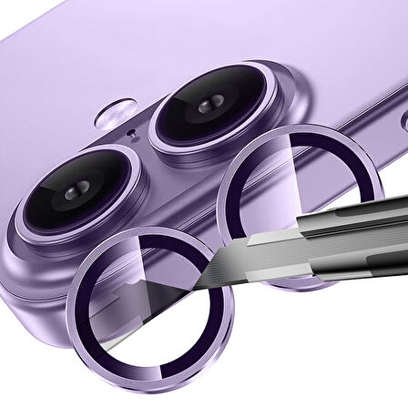 Apple iPhone 17 Işık Yansıma Önleyici 0.3mm AR Kaplama Mikro Kamera Lens Koruyucu