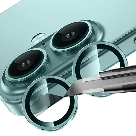 Apple iPhone 17 Işık Yansıma Önleyici 0.3mm AR Kaplama Mikro Kamera Lens Koruyucu