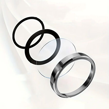 Apple iPhone 17 Pro Max Işık Yansıma Önleyici 0.3mm AR Kaplama Mikro Kamera Lens Koruyucu