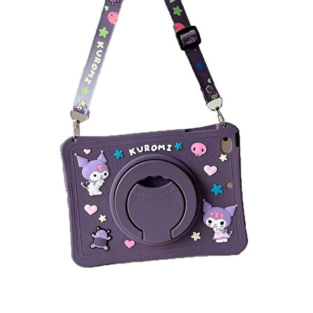 Honor Pad 8 12inç Kılıf Cute Dolls Standlı Eğlenceli 3D Karekterli Çocuk Kılıfı