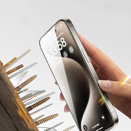 Apple iPhone 14 Pro Max AR300 kaplama Oliv HD Temperli Cam Ekran Koruyucu + Kolay Uygulama Aparatı