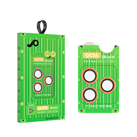 Apple iPhone 17 Pro Sekisgen 8gen Tasarım Kamera Lens Koruyucu CL-19