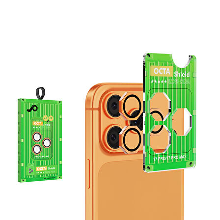 Apple iPhone 17 Pro Sekisgen 8gen Tasarım Kamera Lens Koruyucu CL-19