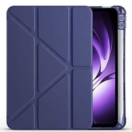 Xiaomi Redmi K Pad Kılıf Kalem Bölmeli Trifolding Case