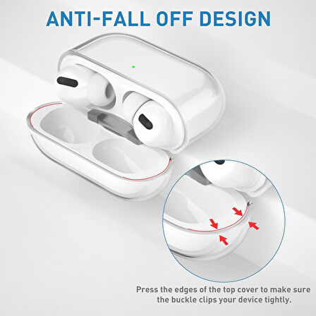 Apple Airpods 1/2. Nesil ile uyumlu Kılıf Kristal Silikon Şeffaf Case